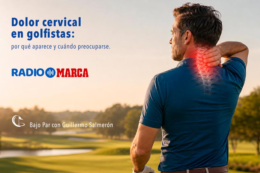 Bajo par. Dolor cervical en el golfista